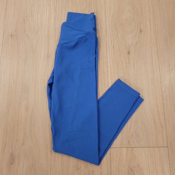 AERIE | OFFLINE Real Me Waffle High Waisted Crossover 7/8 Legging | Sz. S - Picture 4 of 9